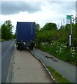 Bus stop on Ferry Lane but no bus