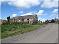 Field barn on a bend on the Carrive Road