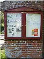 TM3787 : Ilketshall St.Andrew Church Notice Board by Geographer