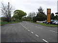 B3227 passes the garage at Blackerton