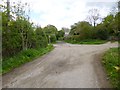 Lower Row, bridleway junction