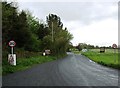 The B3212 approaching Moretonhampstead