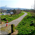 Path alongside the A487, Penygroes