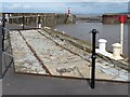 ST0743 : Remains of a mineral railway, Watchet Harbour by Robin Drayton