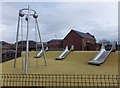 Play area in new housing estate