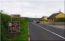 R1335 : The R523 road entering Athea, Co. Limerick by P L Chadwick