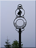 TM4087 : Ringsfield Village sign by Geographer