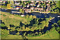 Aerial view of the area around the Lock at Sandford-on-Thames