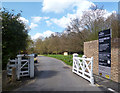 Gate to Hadley Wood Road