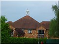 The clock tower on Bodley House