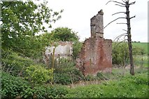 SU5742 : Ruin on Woodmancott Down by Mr Ignavy