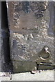 Benchmark on mill building, Brewery Lane