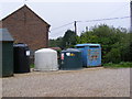 TG1920 : Recycling Facility at Hevingham Village Hall by Geographer