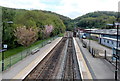 A view east from Ledbury railway station footbridge