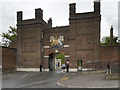 TQ7568 : Chatham Royal Dockyard, Main Gate by David Dixon
