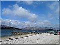 NM9045 : Port Appin pier and ferry terminal by Steve  Fareham