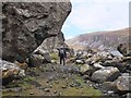 NC2833 : Big boulders on the shore, Loch Glendhu by Jim Barton