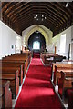 Interior of Llansadwrn church