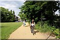 Cyclists on National Network Cycleway 4