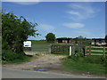 Field entrances off Station Road, Tetney