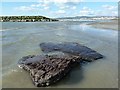 SN6089 : Ancient peat on Borth Beach by Penny Mayes