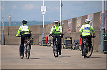 J5082 : Police on bicycles, Bangor by Rossographer