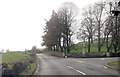 A689 junction and war memorial