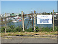 Fence at the end of Stanley Road, Lowestoft