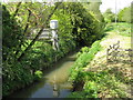 Water monitoring unit on the River Uck at Buxted