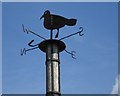 SO4997 : Weather vane on The Lawley by Dave Croker