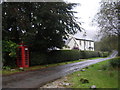 Phone box and road, Polloch