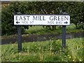 East Mill Green sign