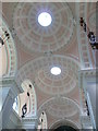 The ceiling of the Victoria Hall, Woolwich Town Hall