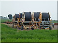TL5187 : Irrigation rigs at High Croft Farm by Richard Humphrey