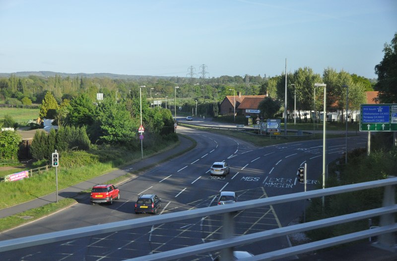 Exeter : M5 Motorway Junction 30 © Lewis Clarke cc-by-sa/2.0 ...