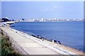 SZ6198 : Haslar Sea Wall and The Solent by Barry Shimmon