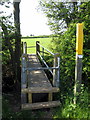 Footbridge on the path to Packington