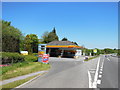 The Carew Service Station on the A38 eastbound