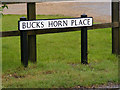 Bucks Horn Place sign