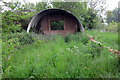 Derelict corrugated hut