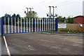 New gates by the substation