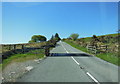 A cattle grid on the B3212 at Two Bridges