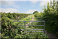 Entrance to footpath in Lark Hill Road, Canewdon