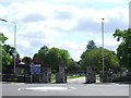 Cemetery Gates near Romford