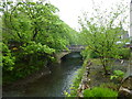 Bridge carrying the A646 over the River Calder at Calderside