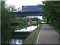 TQ3799 : M25 bridge over the River Lea near Waltham Abbey by Malc McDonald