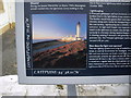 NX1530 : A lighthouse information board by Stanley Howe