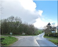 NX6481 : The junction of the A702 and the B7075 by Ann Cook