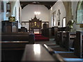 NY3259 : The interior of St Michael's church, Burgh by Sands by David Purchase