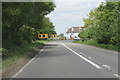 Bend in the A156 Lincoln Road